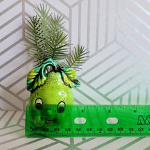 Load image into Gallery viewer, Palm Tree Paper Plant, 5 inch Vintage Smiling Pear Pot