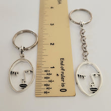 Load image into Gallery viewer, Winking Face Keychain, Backpack or Purse Charm, Zipper Pull