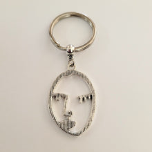 Load image into Gallery viewer, Winking Face Keychain, Backpack or Purse Charm, Zipper Pull