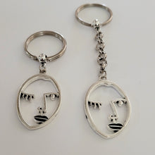 Load image into Gallery viewer, Winking Face Keychain, Backpack or Purse Charm, Zipper Pull