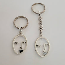 Load image into Gallery viewer, Winking Face Keychain, Backpack or Purse Charm, Zipper Pull