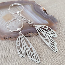 Load image into Gallery viewer, Butterfly Wing Keychain, Backpack or Purse Charm, Zipper Pull