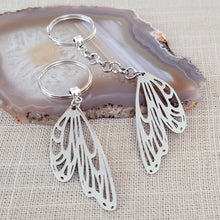 Load image into Gallery viewer, Butterfly Wing Keychain, Backpack or Purse Charm, Zipper Pull