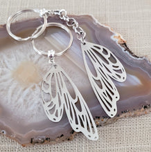 Load image into Gallery viewer, Butterfly Wing Keychain, Backpack or Purse Charm, Zipper Pull