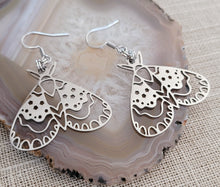 Load image into Gallery viewer, Butterfly Earrings,  Dangle Drop Earrings, Machine Cut Stainless Steel Charms