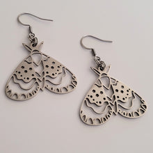 Load image into Gallery viewer, Butterfly Earrings,  Dangle Drop Earrings, Machine Cut Stainless Steel Charms