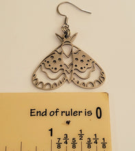 Load image into Gallery viewer, Butterfly Earrings,  Dangle Drop Earrings, Machine Cut Stainless Steel Charms