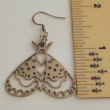 Load image into Gallery viewer, Butterfly Earrings,  Dangle Drop Earrings, Machine Cut Stainless Steel Charms