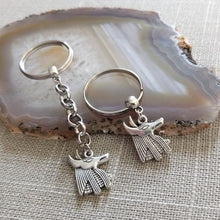 Load image into Gallery viewer, Anubis Egyptian Keychain or Zipper Pull - Mens Keychains