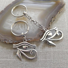 Load image into Gallery viewer, Eye of Horus Egyptian Keychain