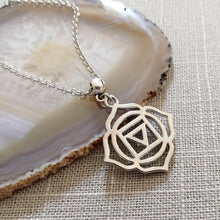 Load image into Gallery viewer, Root Chakra Charm Necklace, Yoga Jewelry