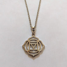 Load image into Gallery viewer, Root Chakra Charm Necklace, Yoga Jewelry