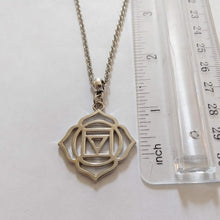 Load image into Gallery viewer, Root Chakra Charm Necklace, Yoga Jewelry