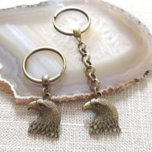 Load image into Gallery viewer, American Eagle Keychain, Key Ring, Zipper Pull, Purse or Backpack Charm