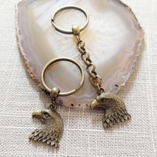 Load image into Gallery viewer, American Eagle Keychain, Key Ring, Zipper Pull, Purse or Backpack Charm