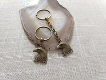 Load image into Gallery viewer, American Eagle Keychain, Key Ring, Zipper Pull, Purse or Backpack Charm