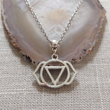 Load image into Gallery viewer, Third Eye Chakra Charm Necklace, Yoga Jewelry
