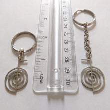 Load image into Gallery viewer, Cho Ku Rei Keychain, Reiki Power Symbol, Backpack or Purse Charm, Zipper Pull