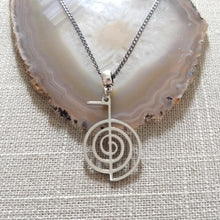 Load image into Gallery viewer, Cho Ku Rei Necklace, Reiki Power Symbol Jewelry, Yoga Gifts