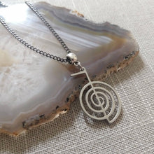 Load image into Gallery viewer, Cho Ku Rei Necklace, Reiki Power Symbol Jewelry, Yoga Gifts