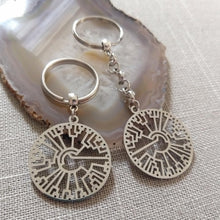 Load image into Gallery viewer, Phylogenetic Tree Keychain, Hillis Plot Backpack or Purse Charm, Zipper Pull