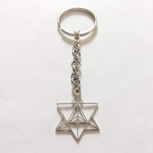 Load image into Gallery viewer, Merkaba Keychain, Backpack or Purse Charm, Zipper Pull