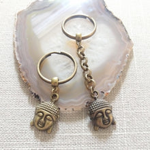 Load image into Gallery viewer, Buddha Keychain Key Ring or Zipper Pull - Buddhist Keychain