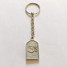 Load image into Gallery viewer, Shiva Ohm Keychain, Yoga Backpack Charm or Zipper Pull