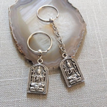 Load image into Gallery viewer, Shiva Ohm Keychain, Yoga Backpack Charm or Zipper Pull