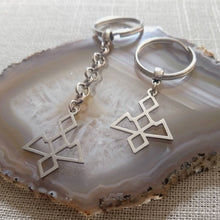 Load image into Gallery viewer, Owl Cave Twin Peaks Keychain, Backpack or Purse Charm, Zipper Pull