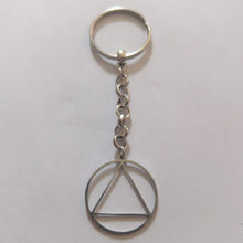 Load image into Gallery viewer, Alcoholics Anonymous AA Keychain, Backpack or Purse Charm, Zipper Pull