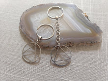 Load image into Gallery viewer, Alcoholics Anonymous AA Keychain, Backpack or Purse Charm, Zipper Pull