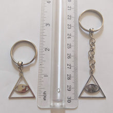 Load image into Gallery viewer, Illuminati All Seeing Eye Keychain, Backpack or Purse Charm