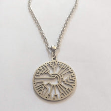 Load image into Gallery viewer, Phylogenetic Tree Necklace on Silver Rolo Chain, Mens Jewelry