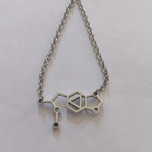 Load image into Gallery viewer, MDMA Molecule Necklace, Jewelry for Ravers, Festival Accessories