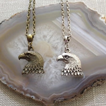 Load image into Gallery viewer, American Bald Eagle Necklace on Your Choice of Two Chains