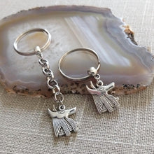 Load image into Gallery viewer, Anubis Egyptian Keychain or Zipper Pull - Mens Keychains