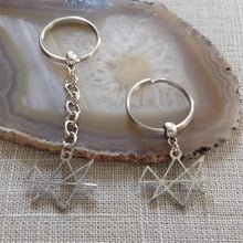 Load image into Gallery viewer, Midas Star Keychain, Reiki Backpack or Purse Charm, Zipper Pull