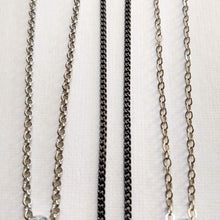 Load image into Gallery viewer, Star of David Necklace, Tiny Silver Jewish Pendant on Your Choice of Three Chains