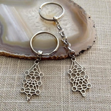 Load image into Gallery viewer, Kabbalah Jewish Keychain, Backpack or Purse Charm, Zipper Pull, Spiritual Gifts