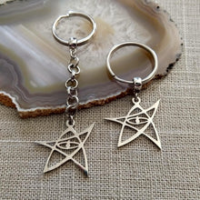 Load image into Gallery viewer, Cthulhu HP Lovecraft Keychain, Backpack or Purse Charm, Zipper Pull