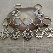 Load image into Gallery viewer, Chakra Keychain, Your Choice of Seven Chakras, Yoga Gifts
