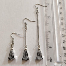 Load image into Gallery viewer, Metal Tassel Earrings, Your Choice of Threee Lengths, Long Dangle Chain Drop