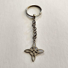 Load image into Gallery viewer, Witches Knot Keychain, Backpack or Purse Charm, Wiccan Zipper Pulls