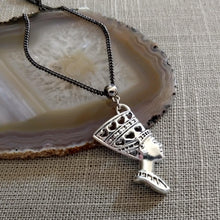 Load image into Gallery viewer, Queen Nefertiti Necklace, Egyptian Jewelry on Your Choice of Chains