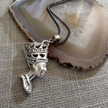 Load image into Gallery viewer, Queen Nefertiti Necklace, Egyptian Jewelry on Your Choice of Chains