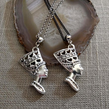 Load image into Gallery viewer, Queen Nefertiti Necklace, Egyptian Jewelry on Your Choice of Chains