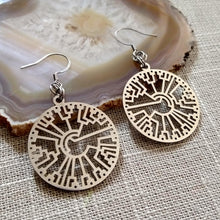 Load image into Gallery viewer, Phylogenetic Tree Earrings, Willis Plot Jewelry