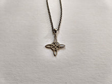 Load image into Gallery viewer, Witches Knot Necklace, Silver Rolo Chain, Witchcraft Jewelry