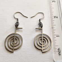 Load image into Gallery viewer, Cho Ku Rei Reiki Dangle Drop Earrings